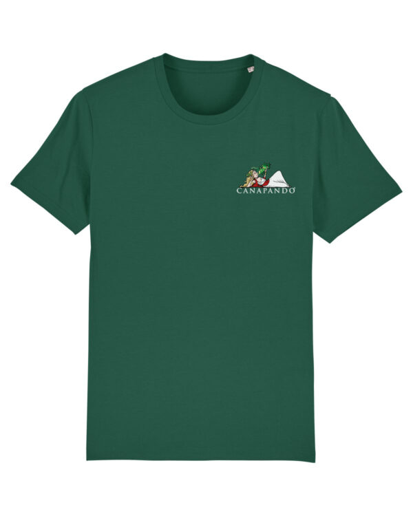 T-SHIRT-UNISEX-LOGO-LATO-CUORE-bottle-green