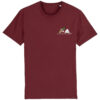 T-SHIRT-UNISEX-LOGO-LATO-CUORE-burgundy