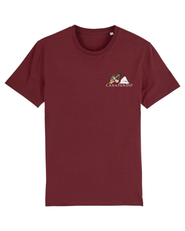 T-SHIRT-UNISEX-LOGO-LATO-CUORE-burgundy